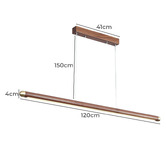 Braxton Home Byron Walnut Wood Pendant Light