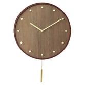 Braxton Home 30cm Beryl Bentwood Pendulum Wall Clock