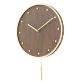 Braxton Home 30cm Beryl Bentwood Pendulum Wall Clock