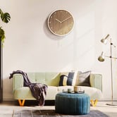 Braxton Home 30cm Beryl Bentwood Pendulum Wall Clock