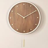 Braxton Home 30cm Beryl Bentwood Pendulum Wall Clock