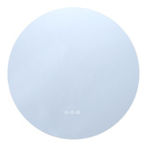 Braxton Home Zeke Round LED Bathroom Mirror