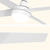 Braxton Home Yulian 132cm DC Ceiling Fan with LED Light