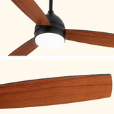 Braxton Home Baptiste 132cm DC Ceiling Fan with Light