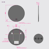 Braxton Home Zeke Round LED Bathroom Mirror