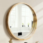 Braxton Home Piper Round Wall Mirror
