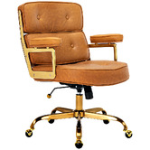 Braxton Home Aman Mid Back Faux Leather Executive Office Chair