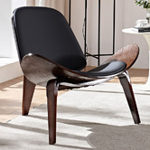 Braxton Home Marley Faux Leather Accent Chair