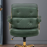 Braxton Home Aman Mid Back Faux Leather Executive Office Chair