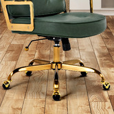 Braxton Home Aman Mid Back Faux Leather Executive Office Chair