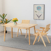 Braxton Home Amyra Rubberwood Dining Table