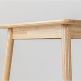 Braxton Home Amyra Square Rubberwood Dining Table