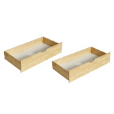 Braxton Home Hamilton Pine Wood Underbed Storage Drawers