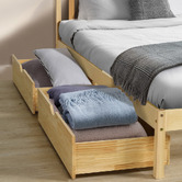 Braxton Home Hamilton Pine Wood Underbed Storage Drawers