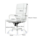 Braxton Home Failey High Back Faux Leather Executive Chair