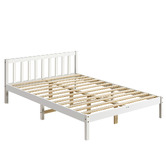 Braxton Home White Hamilton Pine Wood Platform Bed