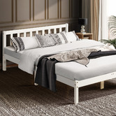 Braxton Home White Hamilton Pine Wood Platform Bed