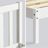 Braxton Home White Hamilton Pine Wood Platform Bed