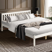 Braxton Home White Hamilton Pine Wood Platform Bed