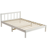 Braxton Home White Hamilton Pine Wood Platform Bed