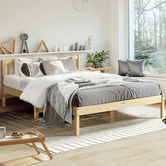 Braxton Home Natural Hamilton Pine Wood Platform Bed