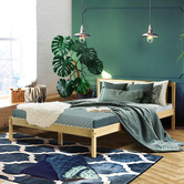 Braxton Home Natural Hamilton Pine Wood Platform Bed