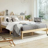 Braxton Home Natural Hamilton Pine Wood Platform Bed