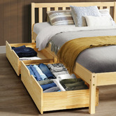 Braxton Home Natural Hamilton Pine Wood Platform Bed