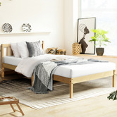 Braxton Home Natural Hamilton Pine Wood Platform Bed
