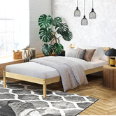 Braxton Home Natural Hamilton Pine Wood Platform Bed