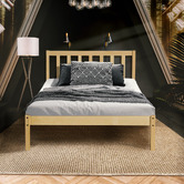 Braxton Home Natural Hamilton Pine Wood Platform Bed