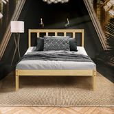 Braxton Home Natural Hamilton Pine Wood Platform Bed