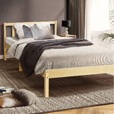Braxton Home Natural Hamilton Pine Wood Platform Bed