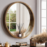 Braxton Home Piper Round Wall Mirror