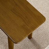 Braxton Home 3 Seater Elyssia Rubberwood Dining Bench