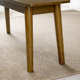 Braxton Home 4 Seater Elyssia Rubberwood Dining Bench