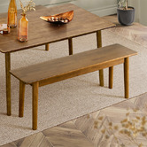 Braxton Home 4 Seater Elyssia Rubberwood Dining Bench