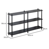 Braxton Home Beata 160cm Shelving Unit