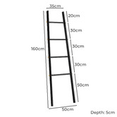 Braxton Home Docksta Towel Ladder Rack