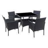 Braxton Home 4 Seater Tobias Outdoor Dining Table &amp; Chair Set