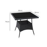Braxton Home 4 Seater Tobias Outdoor Dining Table &amp; Chair Set