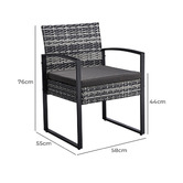 Braxton Home 2 Seater Dirk Outdoor Bistro Set