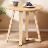 Braxton Home Celestial Rubberwood Side Table