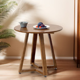 Braxton Home Celestial Rubberwood Side Table