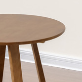 Braxton Home Celestial Rubberwood Side Table