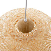 Braxton Home Lucy Handwoven Bamboo Pendant Light