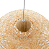 Braxton Home Lucy Handwoven Bamboo Pendant Light