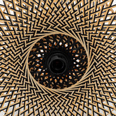 Braxton Home Nellie 45cm Bamboo Pendant Light