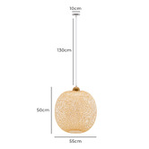 Braxton Home Lucy Handwoven Bamboo Pendant Light