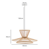 Braxton Home Effie Bamboo Pendant Light